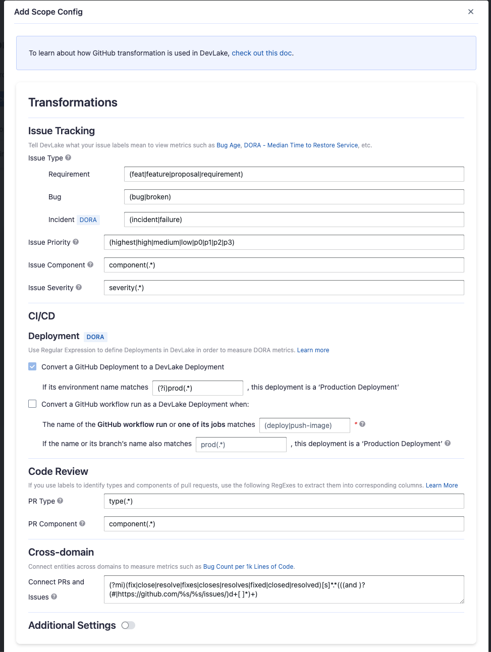 github-add-transformation-rules